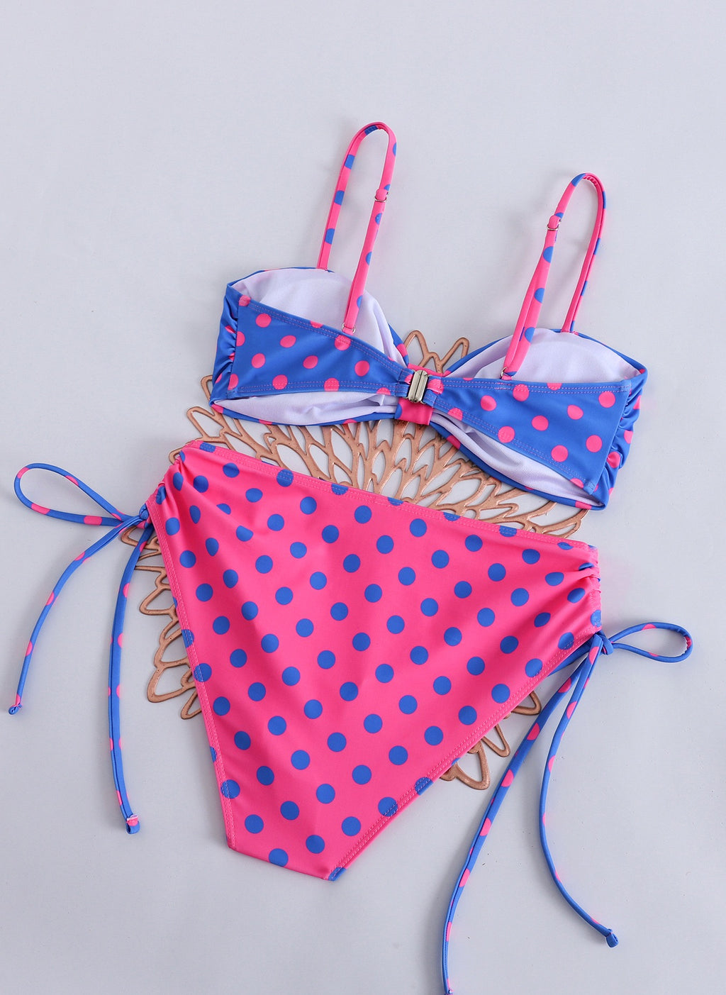 Swimsuit Bikini 2026 Polka Dot Print Swimsuit Sexy Women's Beach Vacation Two-piece Set