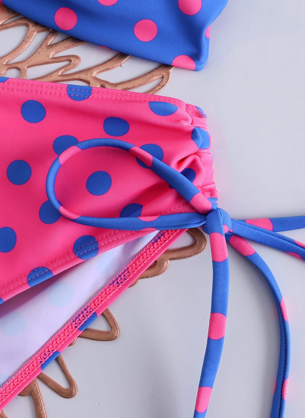 Swimsuit Bikini 2026 Polka Dot Print Swimsuit Sexy Women's Beach Vacation Two-piece Set