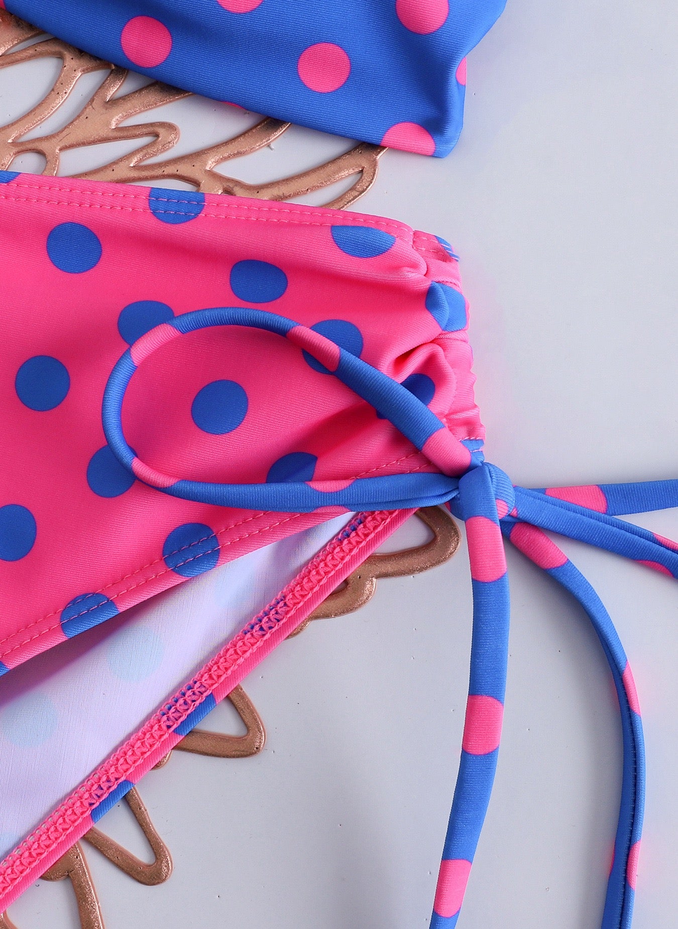 Swimsuit Bikini 2026 Polka Dot Print Swimsuit Sexy Women's Beach Vacation Two-piece Set