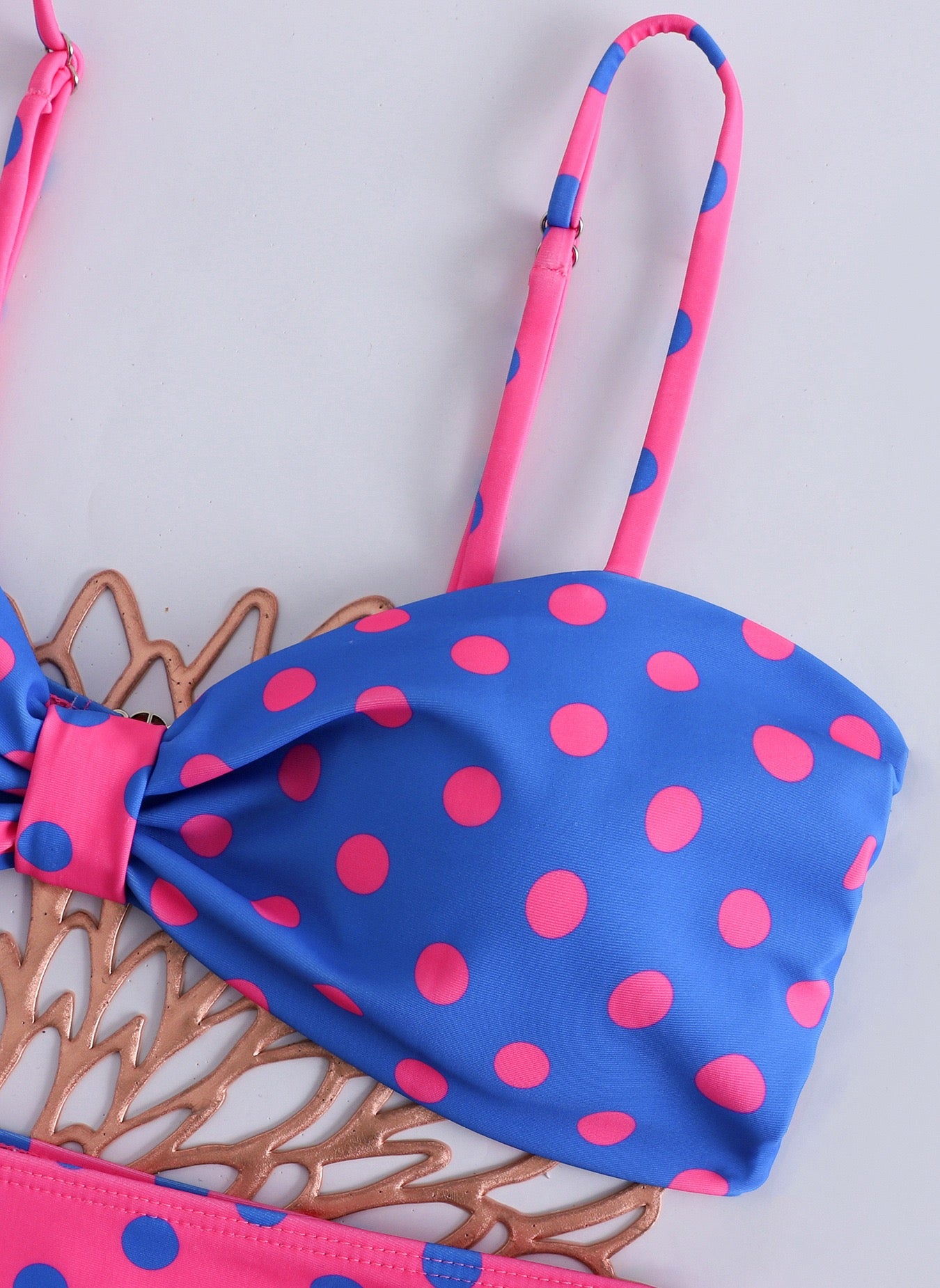 Swimsuit Bikini 2026 Polka Dot Print Swimsuit Sexy Women's Beach Vacation Two-piece Set