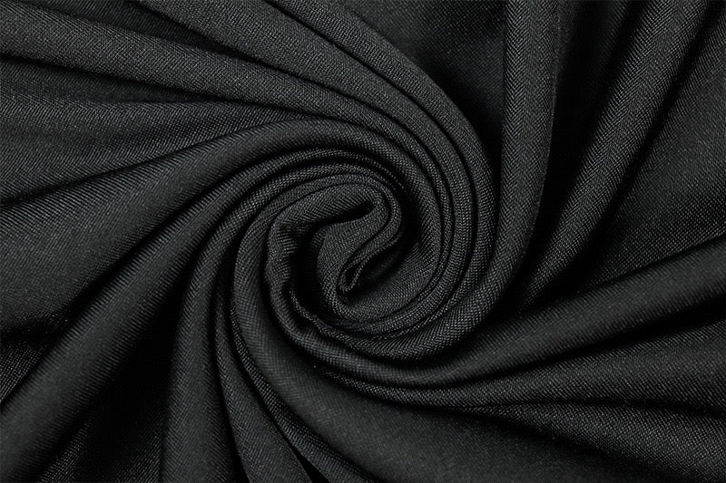 Shaping pleated full-skirted dress with a sexy V-neck and elegant style.