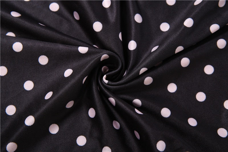 Letter Polka Dot Print 2 Piece Outfit Half Zip Crop Top and Biker Shorts Set 2026 Summer Women Streetwear Outfit